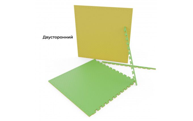 Будо-мат EVA DFC 100 x 100 см, 20 мм, цвет желто-зеленый